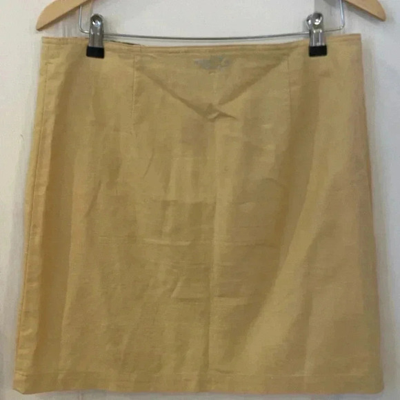 Horny Toad Linen Blend Short Aline Woven Skirt - Picture 4 of 6